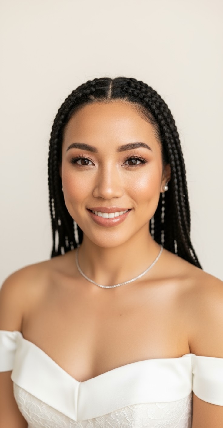 After Bohemian Box Braids